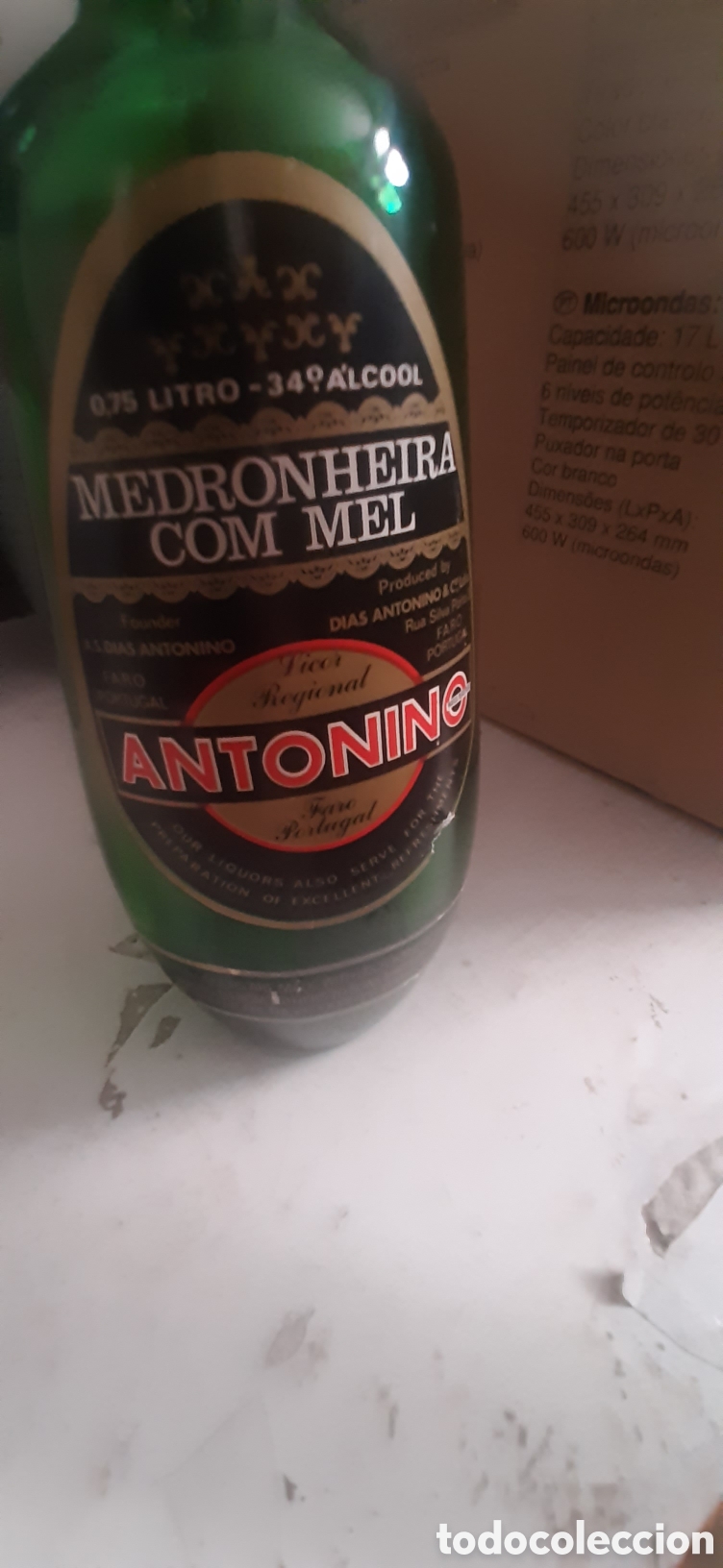Collection of wines and liquors: botella licor aguardiente portugu&eacute;s