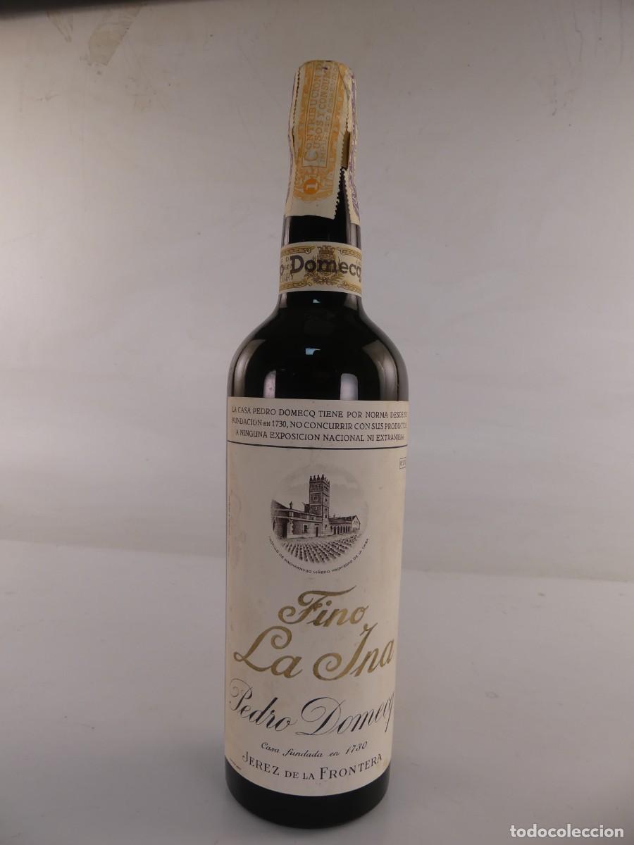 Collectionnisme de vins et liqueurs: BOTELLA DE JEREZ FINO LA INA - PEDRO DOMECQ - JEREZ DE LA FRONTERA