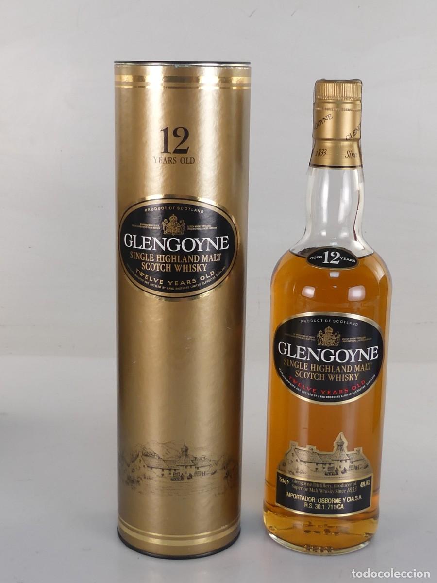 Coleccionismo de vinos y licores: BOTELLA DE SCOTCH WHISKY GLENGOYNE 12 YEARS CON CAJA