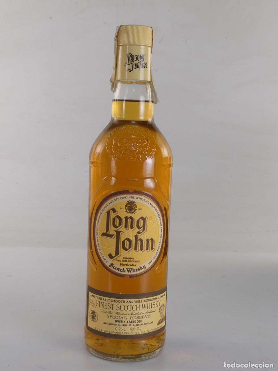 Coleccionismo de vinos y licores: SCOTCH WHISKY LONG JOHN OBJETO DE COLECCION