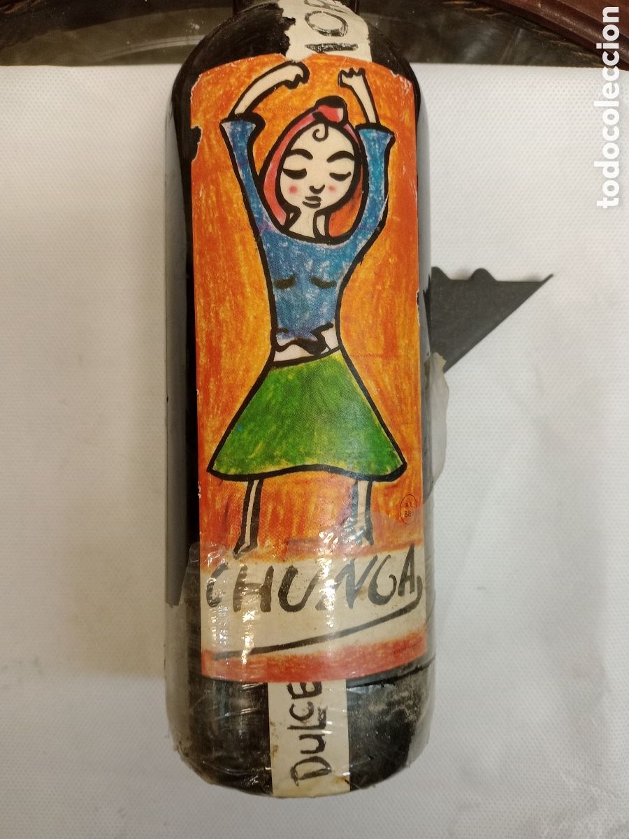 Coleccionismo de vinos y licores: Vino dulce homenaje a la Chunga