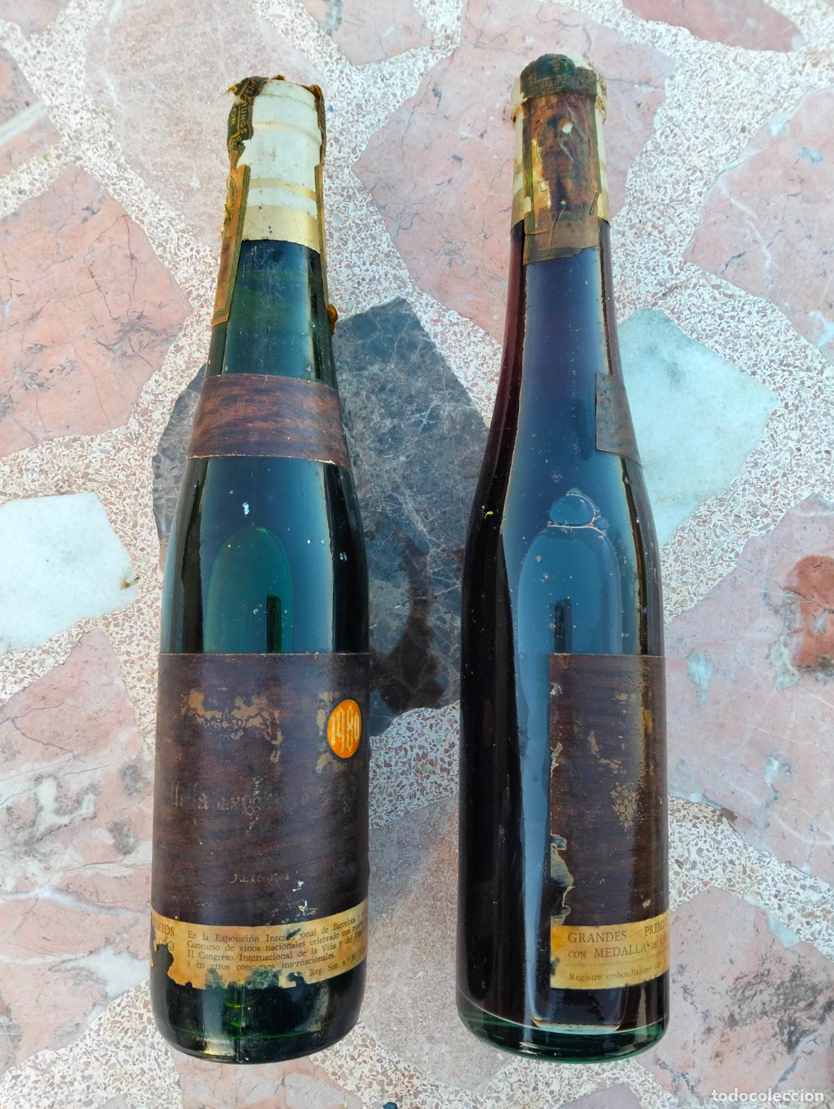 Collectionnisme de vins et liqueurs: Botellas de Vino de Alella 1980 exposici&oacute;n internacional de Barcelona vi blanco rosado