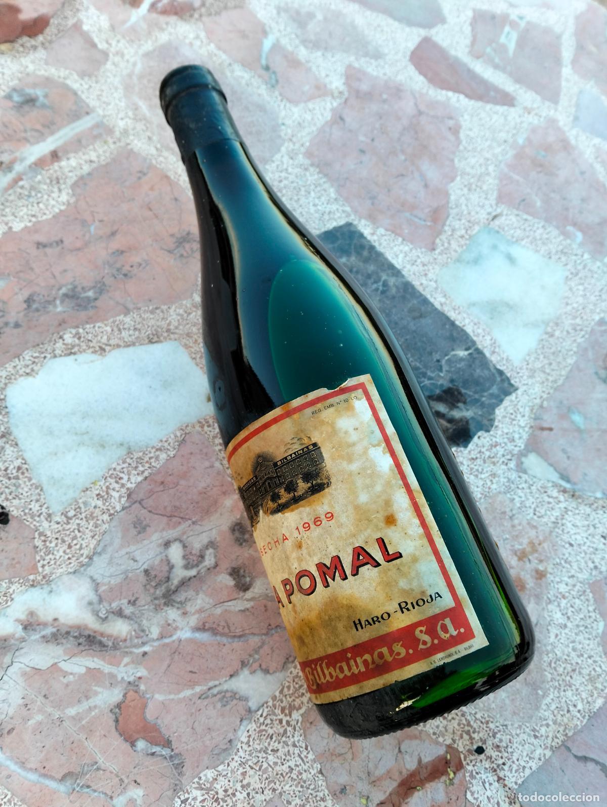 Collection of wines and liquors: Botella de Vino vi&ntilde;a pomal cosecha 1969 haro rioja bodegas bilbainas sa