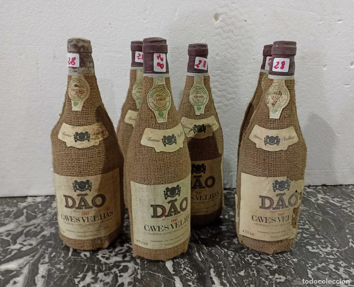 Collection of wines and liquors: Vinos - 6 botellas - D&atilde;o Caves Velhas 1987