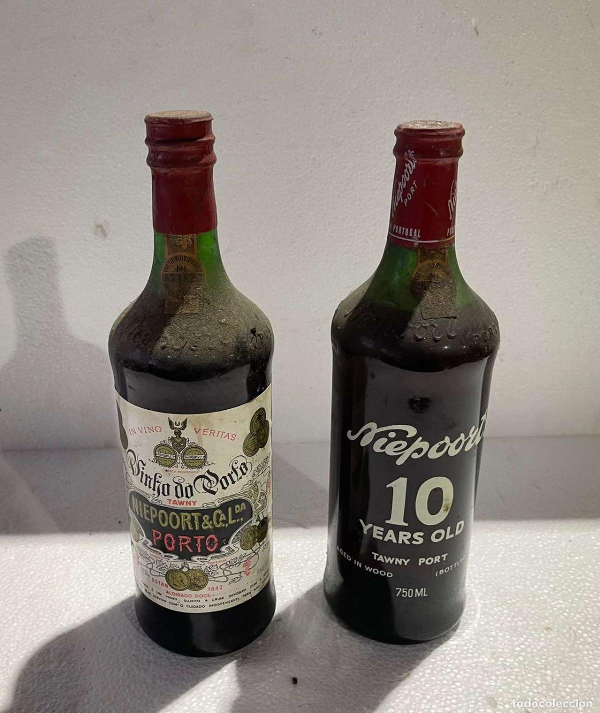 Sammlung von Weinen und Lik&ouml;ren: Vinos - 2 botellas de vino de Oporto - Niepoort Tawny de 10 a&ntilde;os y Niepoort Tawny