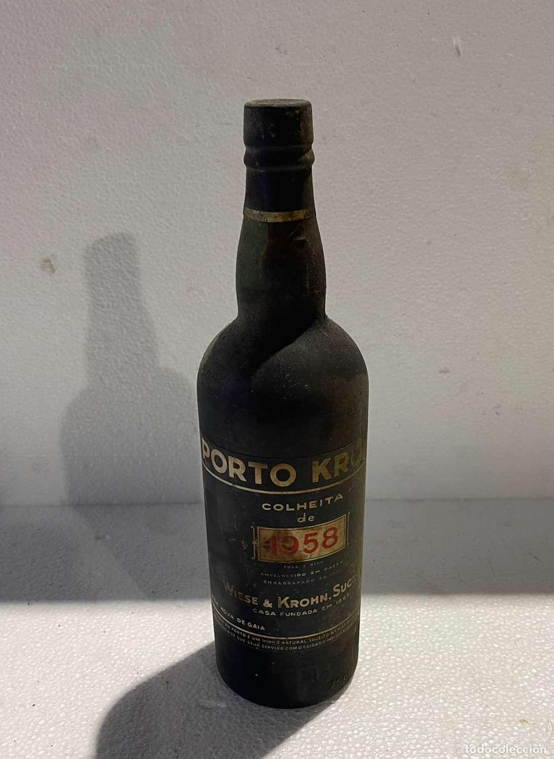 Collection of wines and liquors: Vinos - Vino de Oporto Krohn 1958