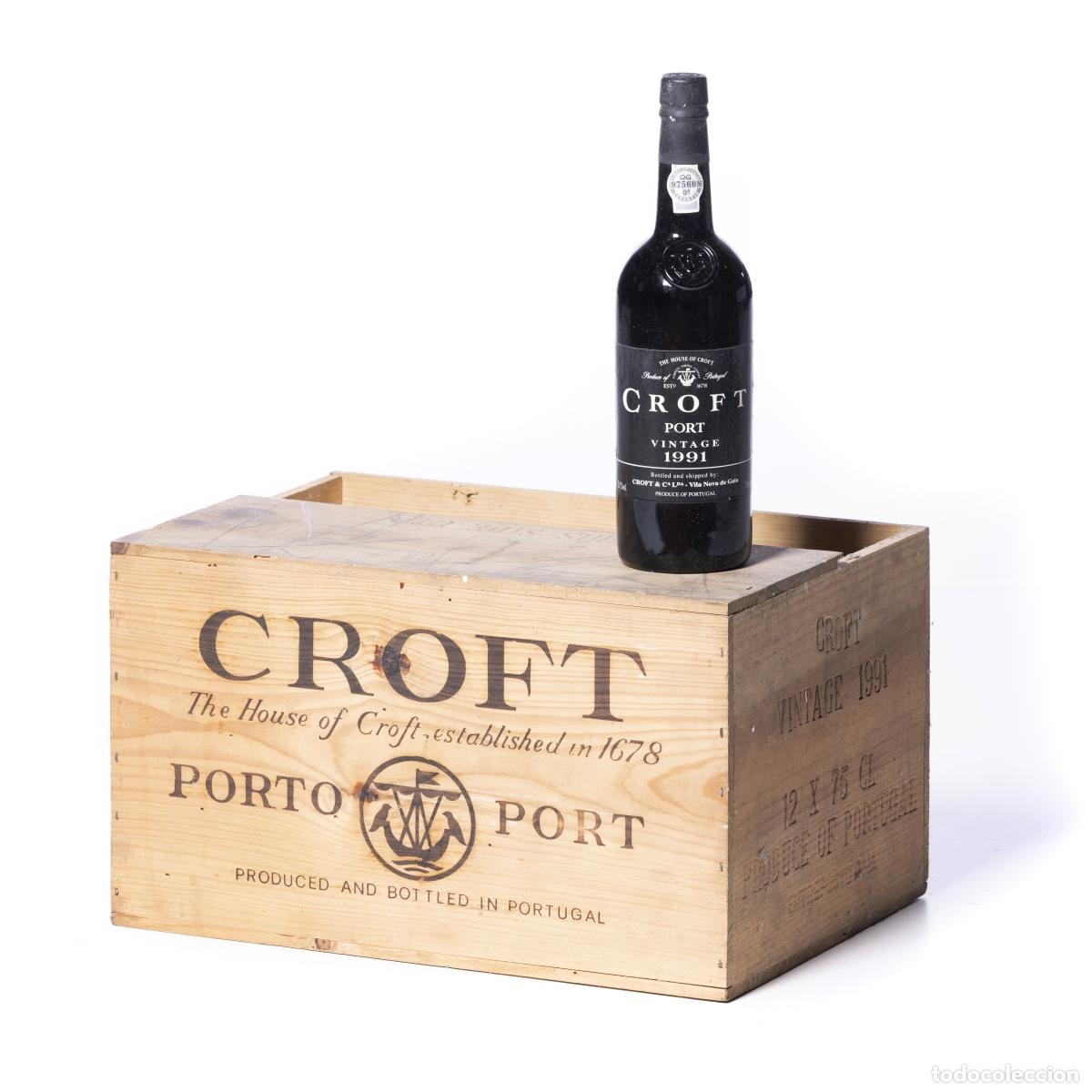 Coleccionismo de vinos y licores: Vinos - 8 botellas - Vino de Oporto Croft Vintage 1991