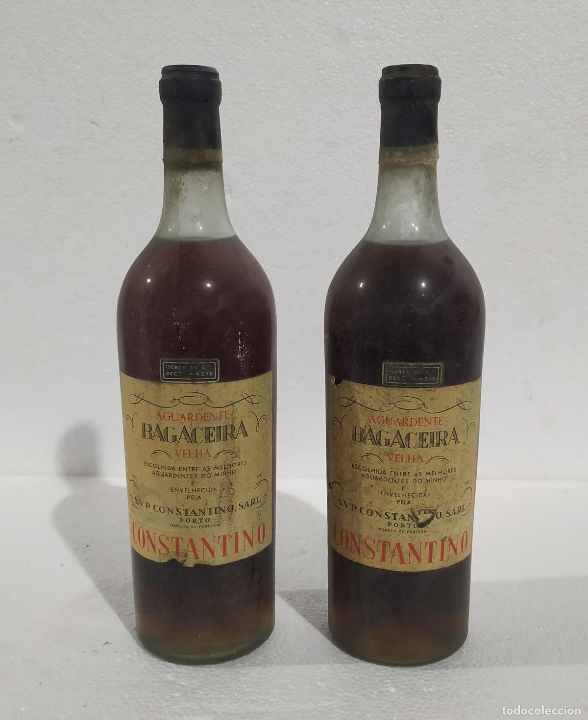 Coleccionismo de vinos y licores: Vinos - Aguardiente de orujo a&ntilde;ejo Constantino