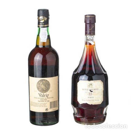 Coleccionismo de vinos y licores: Vinos - Oporto Valriz; Oporto Real - 10 a&ntilde;os