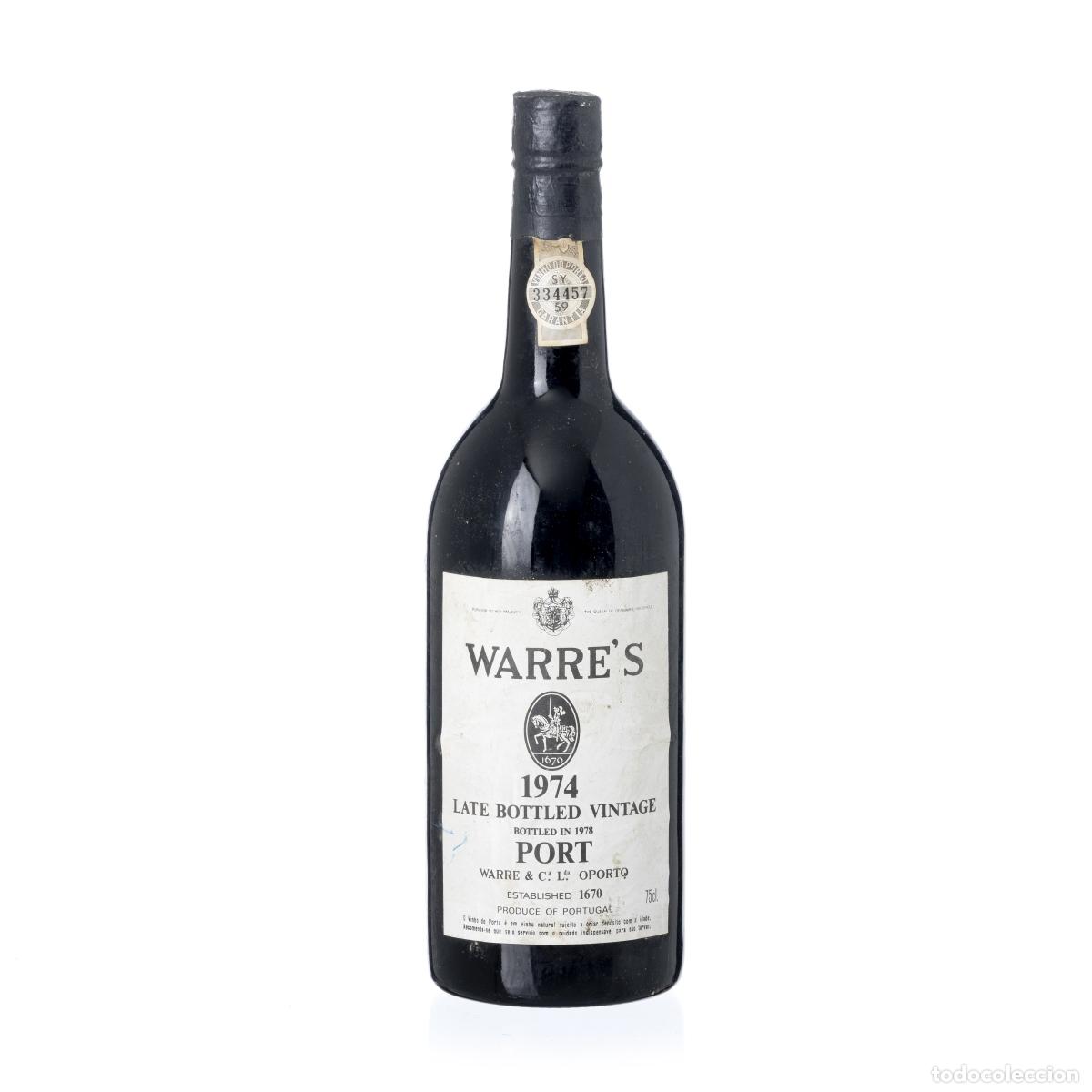Coleccionismo de vinos y licores: Vinos - Vino de Oporto - Warre's LBV Port 1974