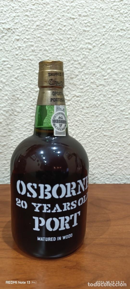 Coleccionismo de vinos y licores: Coleccionismo Botella de Oporto Osborne 20 a&ntilde;os embotellado en 1979