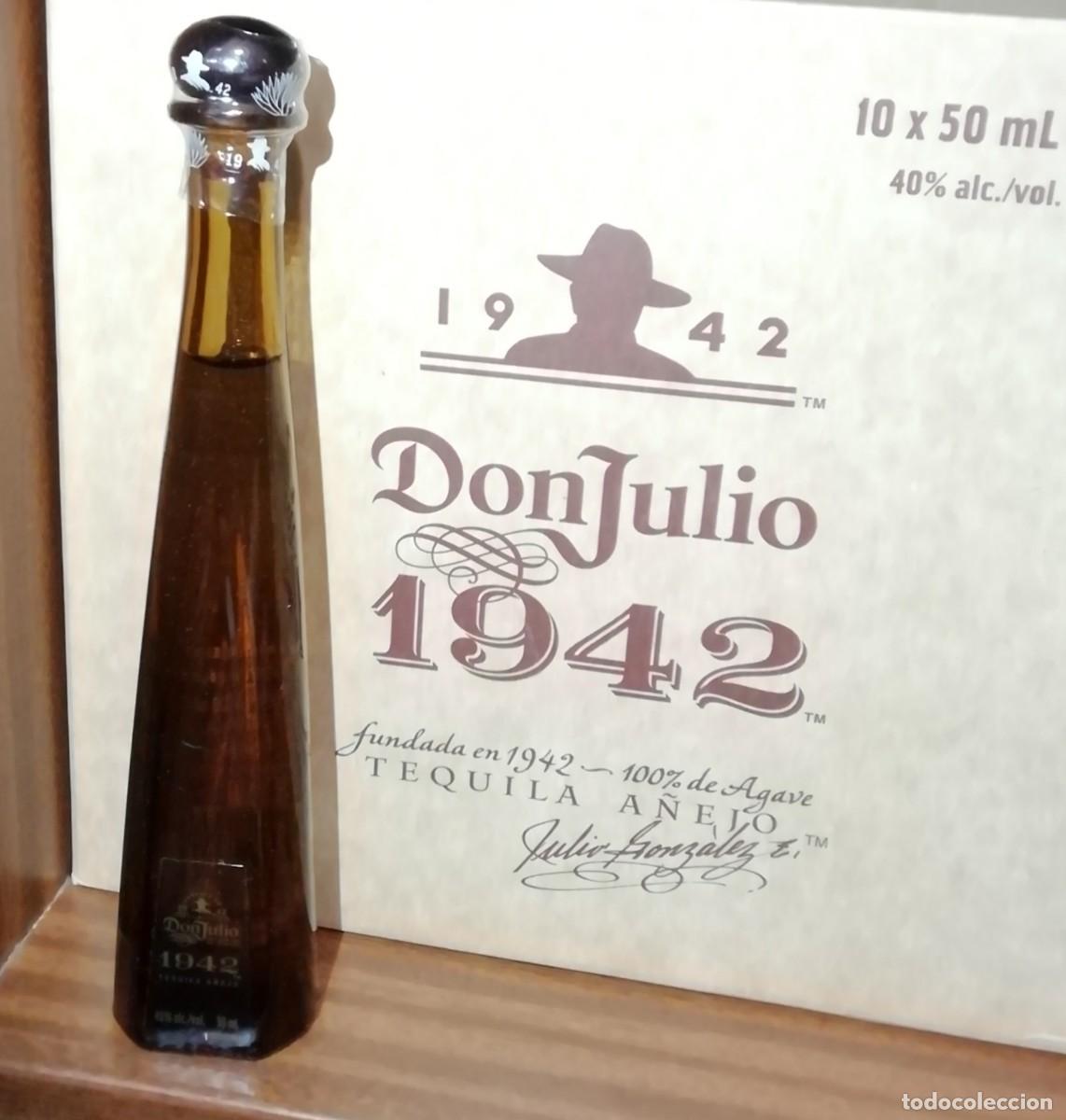 Coleccionismo de vinos y licores: Botellita Tequila Don Julio 1942 5cl
