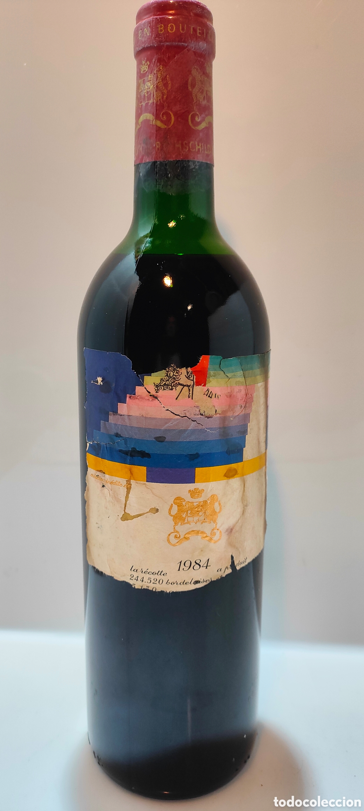 Coleccionismo de vinos y licores: 1984 Ch&acirc;teau Mouton Rothschild -Pauillac 1er Grand Cru Class&eacute; - 1 Bottle (0.75L)