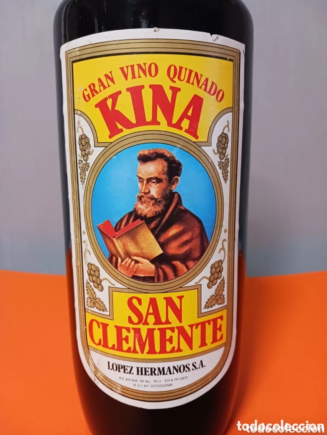 Coleccionismo de vinos y licores: Botella KINA/ SAN CLEMENTE.