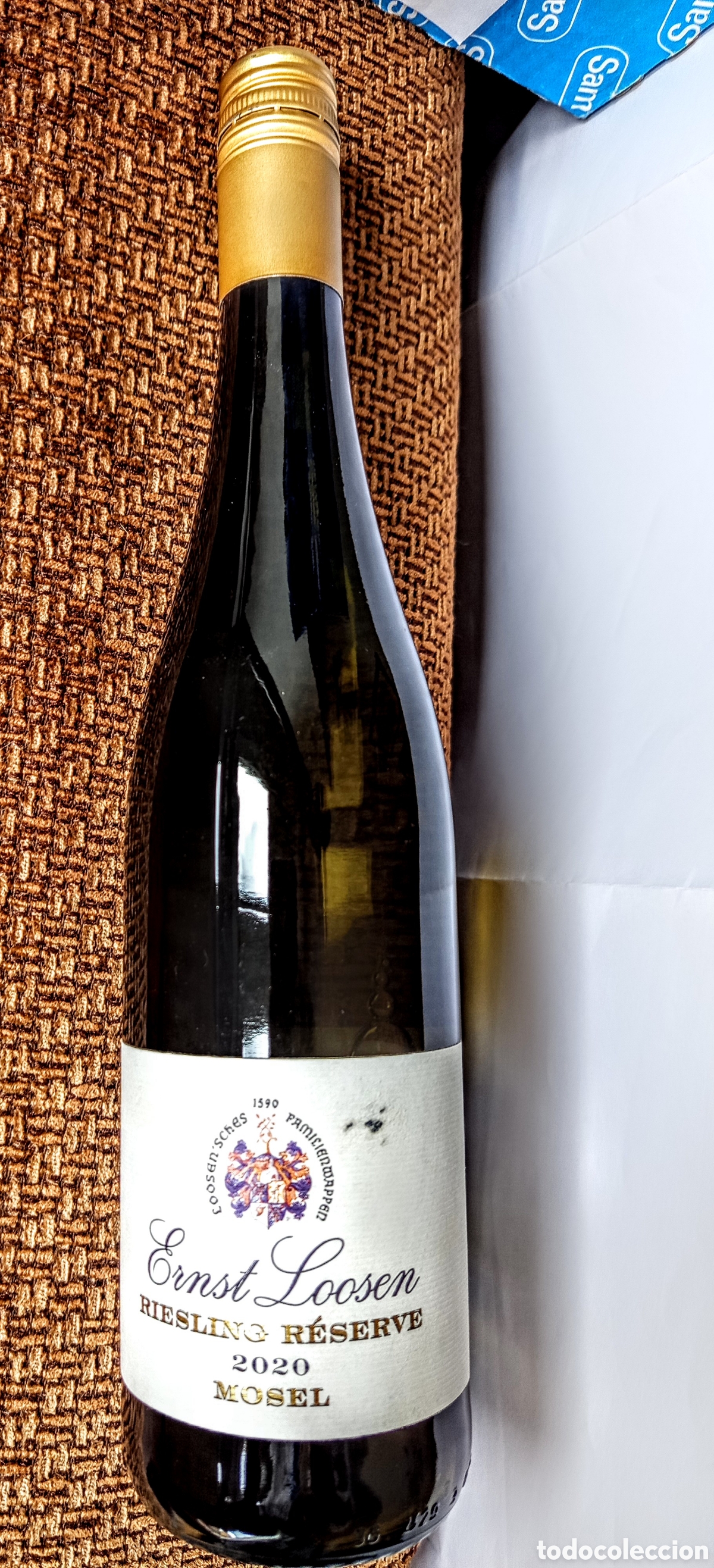 Coleccionismo de vinos y licores: Vino blanco Ernest Loosen, Alemania,Mosel, 2000