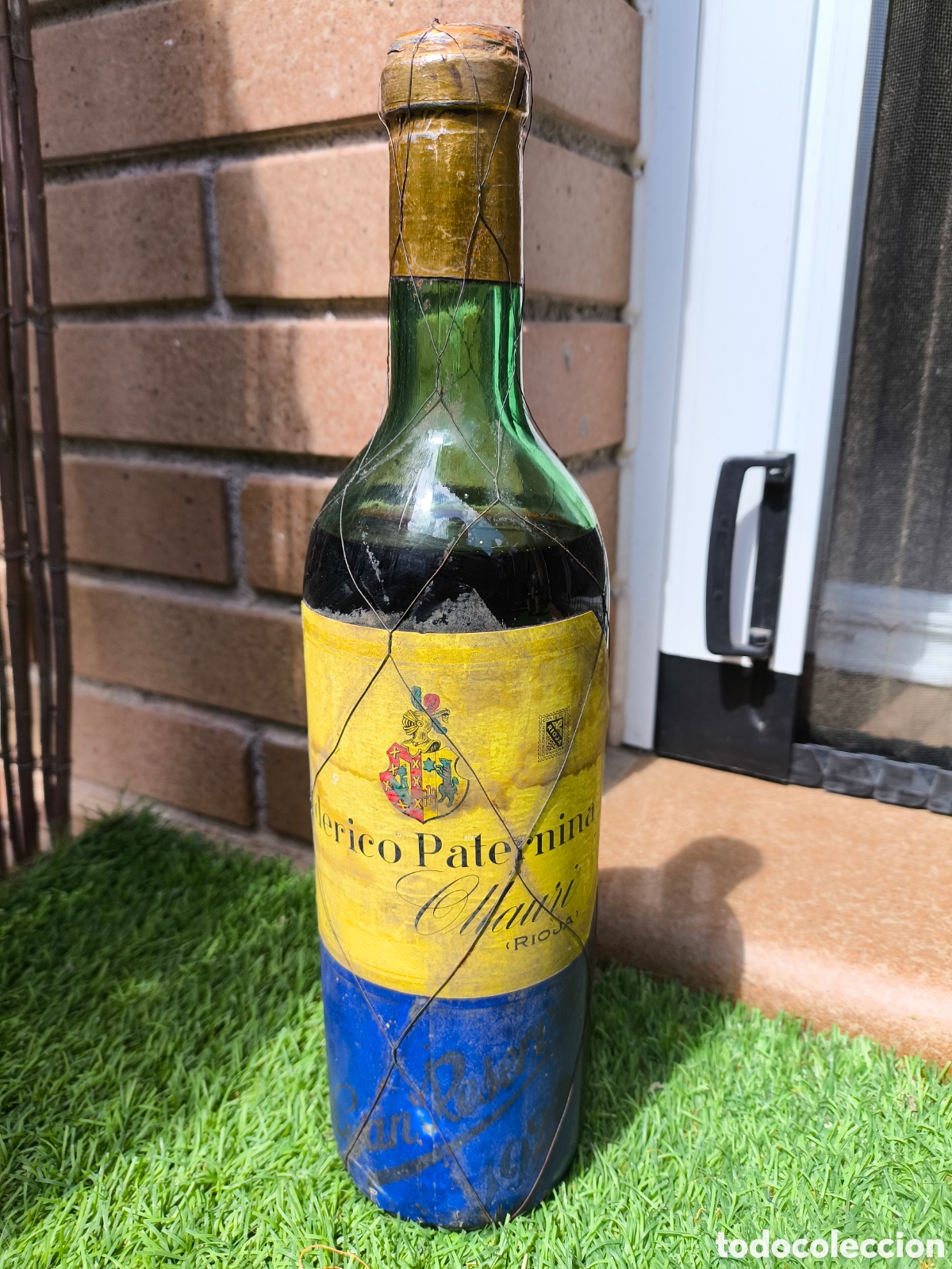 Collectionnisme de vins et liqueurs: Botella vino Federico Paternina 1928