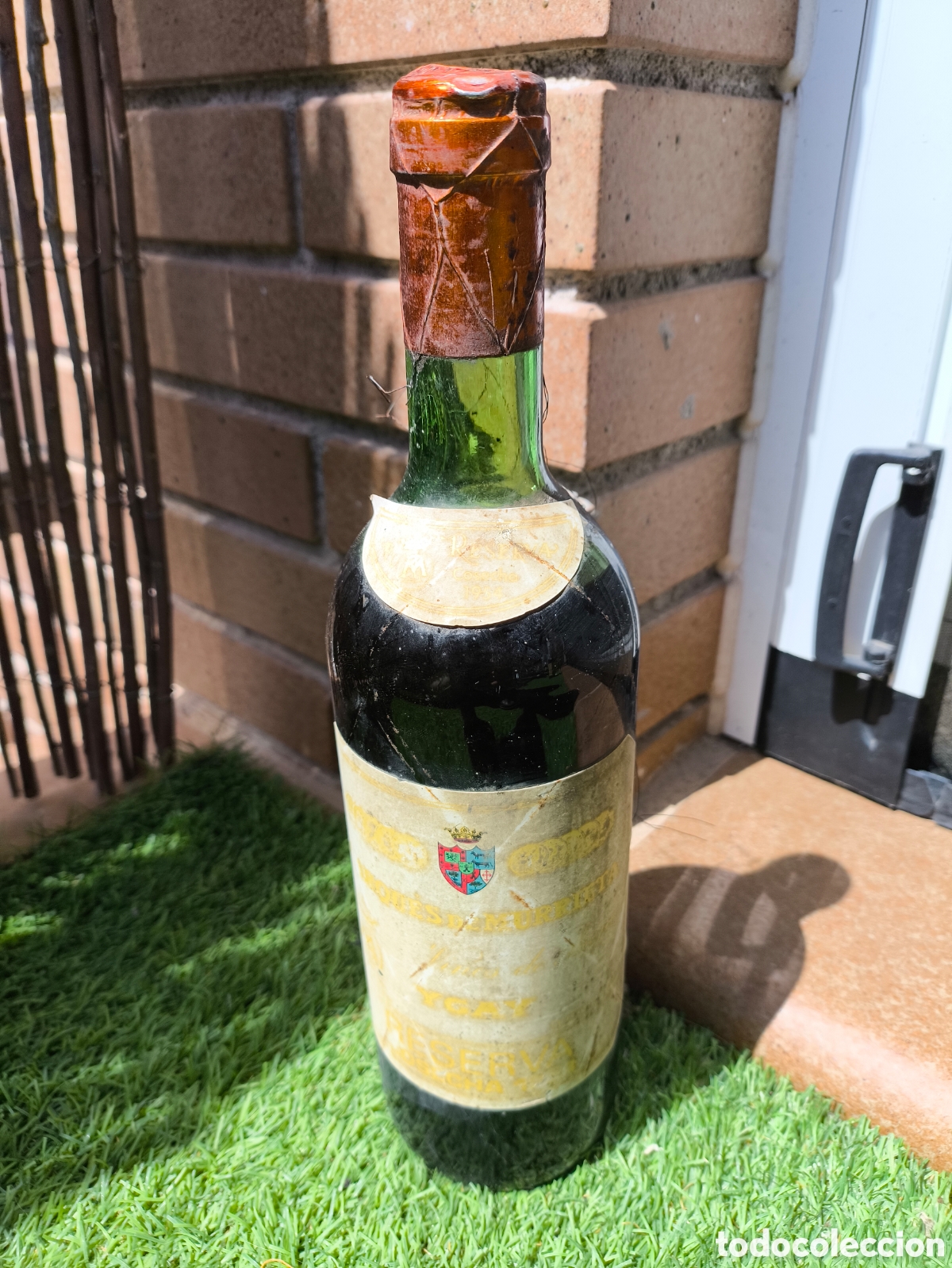 Coleccionismo de vinos y licores: Botella vino Marqu&eacute;s de Murrieta ygay 1954