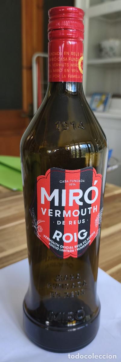 Coleccionismo de vinos y licores: BOTELLA VACIA VERMOUTH - MIRO ROIG de REUS