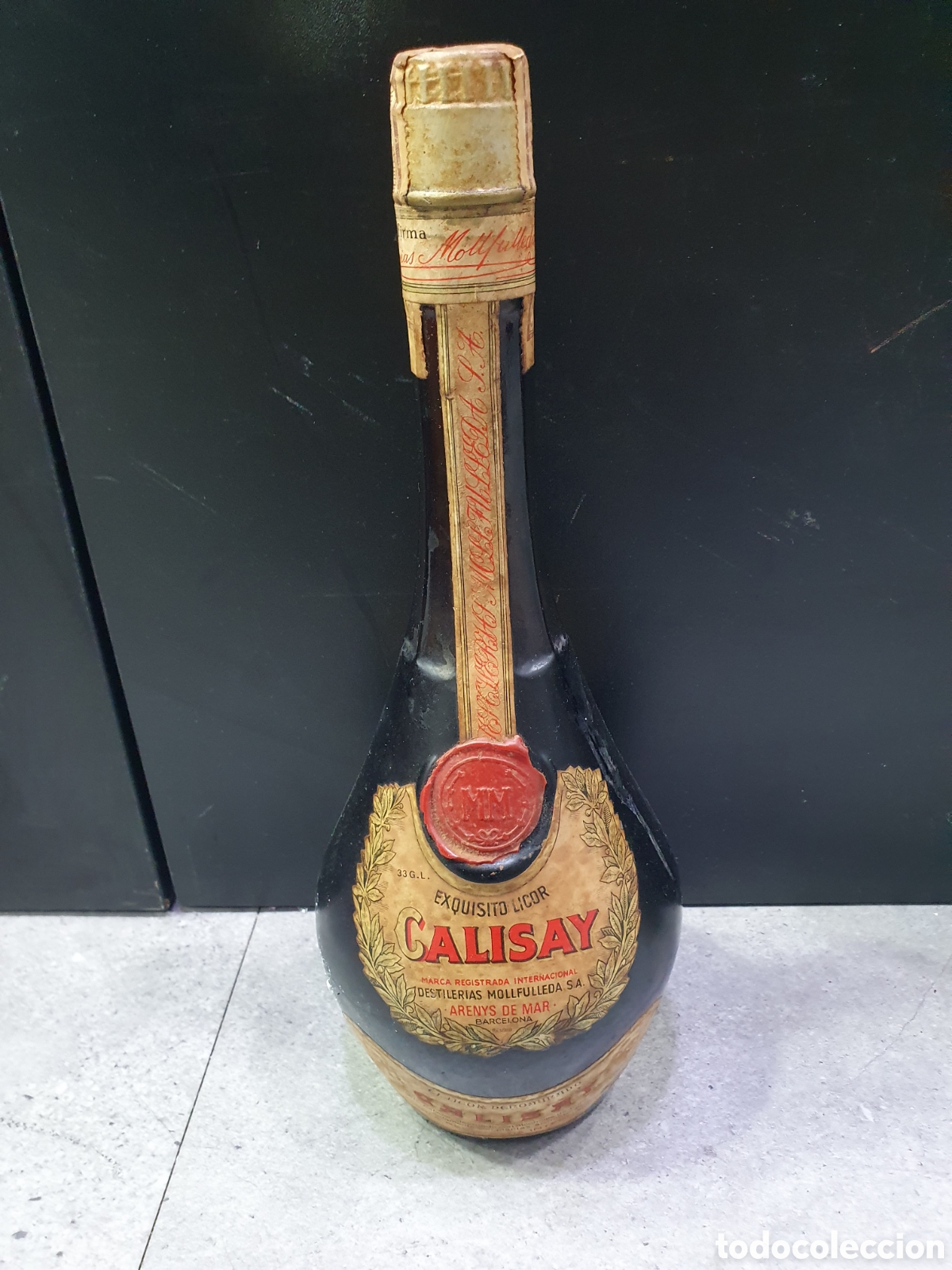 Coleccionismo de vinos y licores: SALIDA 0.01&euro;. Botella Calisay sin abrir. 1974. (L98)