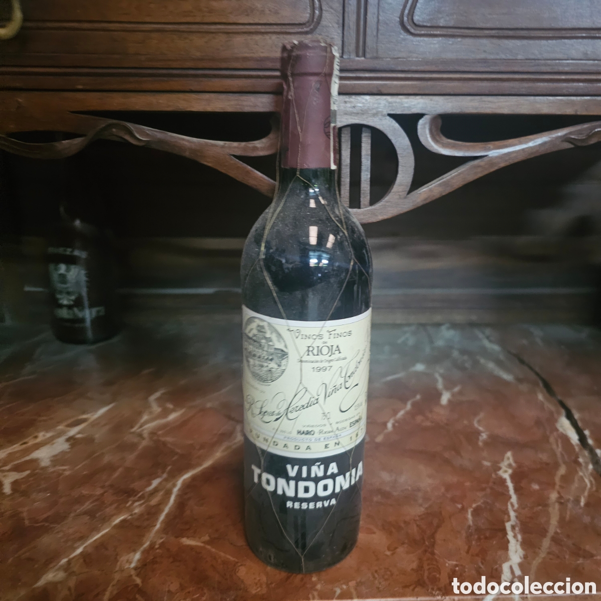 Coleccionismo de vinos y licores: Botella Vino Rioja Vi&ntilde;a Tondonia RESERVA 1997 - R. L&oacute;pez de Heredia - Haro Rioja Alta