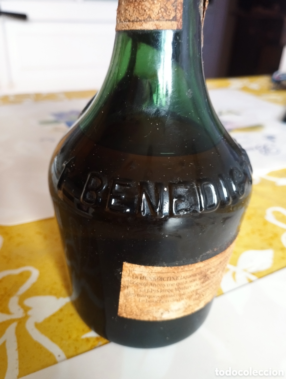 Coleccionismo de vinos y licores: botella Benedictine DOM - Foto 2