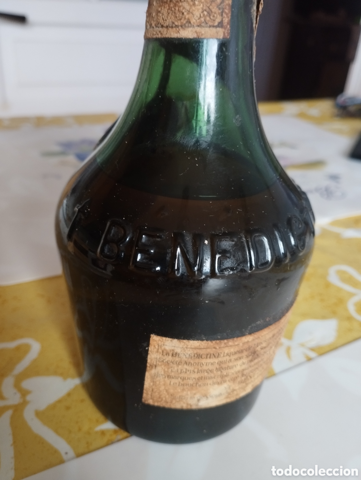 Coleccionismo de vinos y licores: botella Benedictine DOM - Foto 3