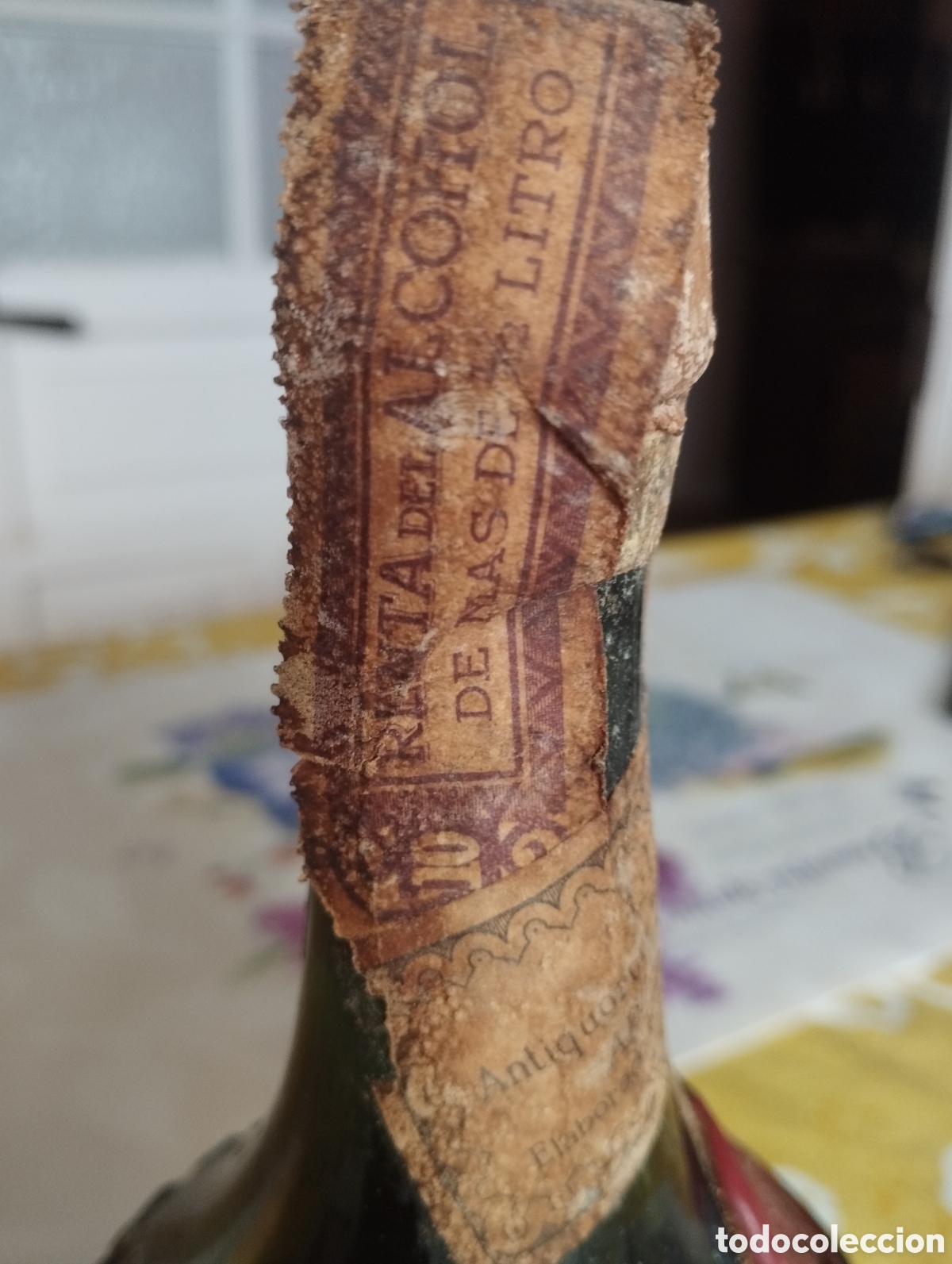 Coleccionismo de vinos y licores: botella Benedictine DOM - Foto 4