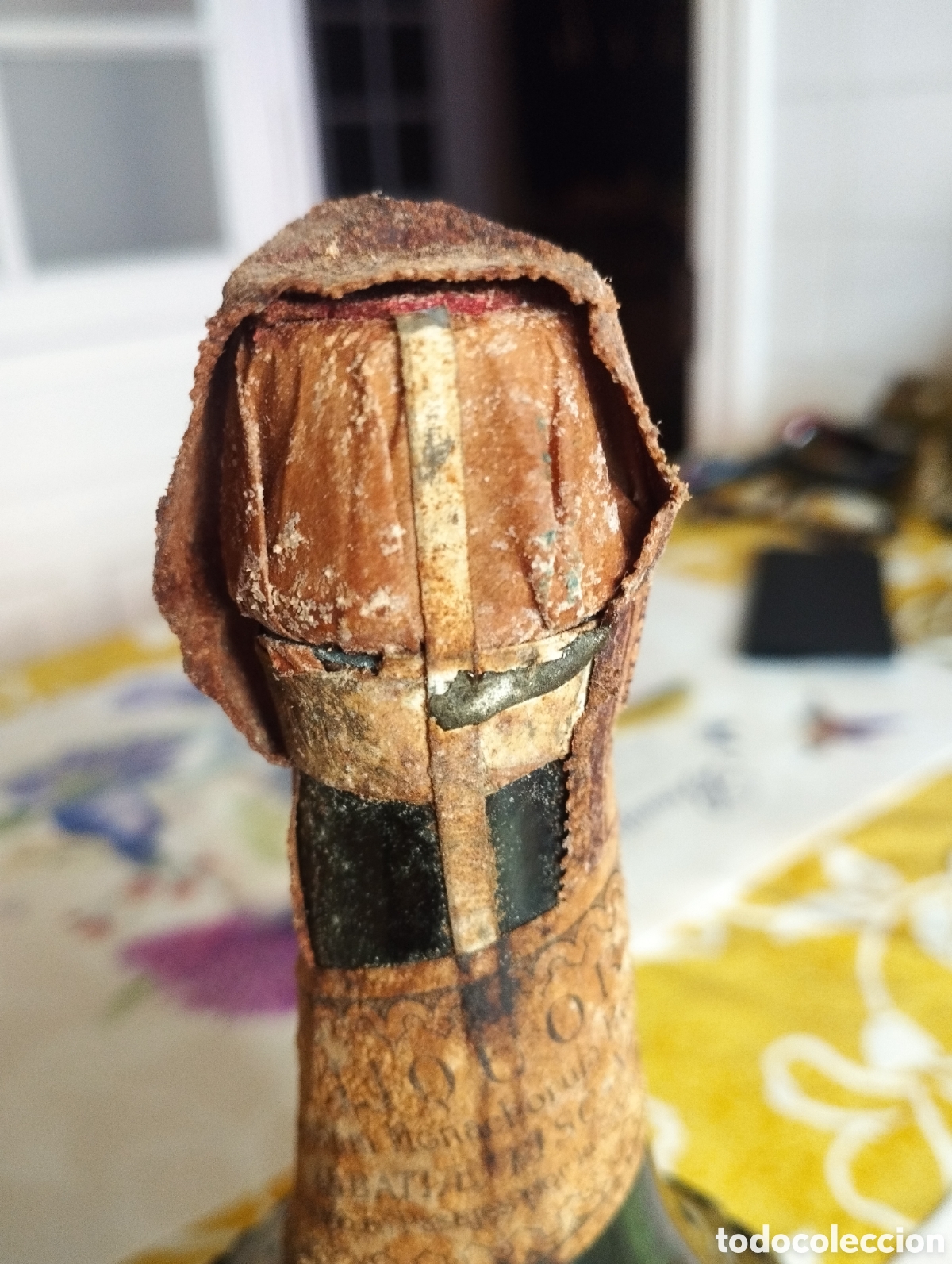 Coleccionismo de vinos y licores: botella Benedictine DOM - Foto 5
