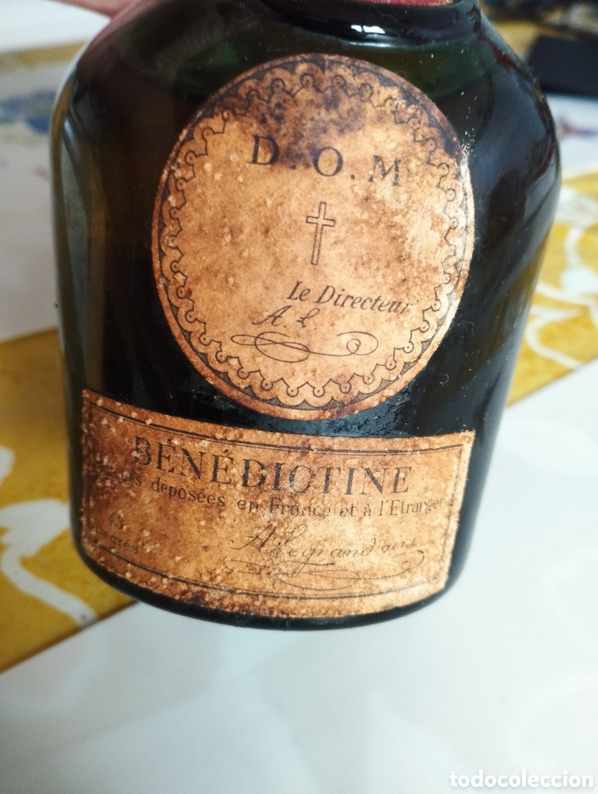 Coleccionismo de vinos y licores: botella Benedictine DOM - Foto 8