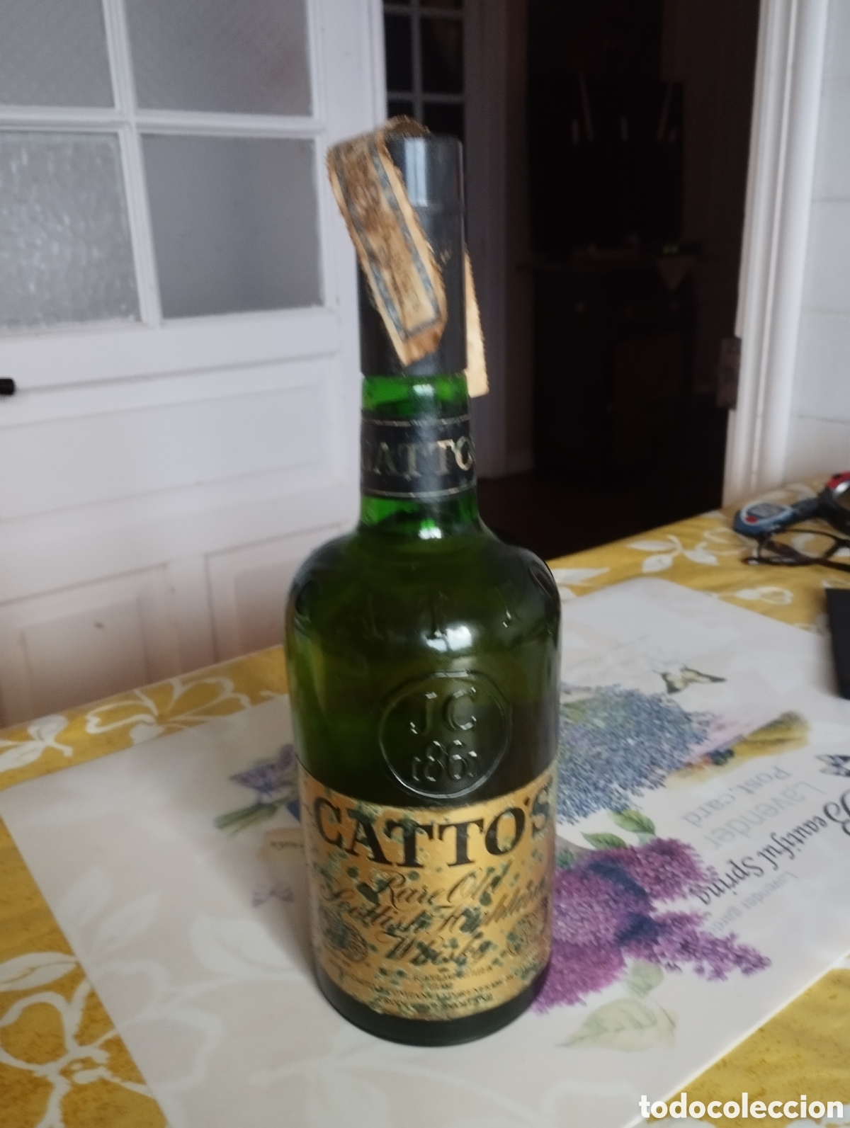 Coleccionismo de vinos y licores: ANTIGUA BOTELLA WHISKY CATTO'S