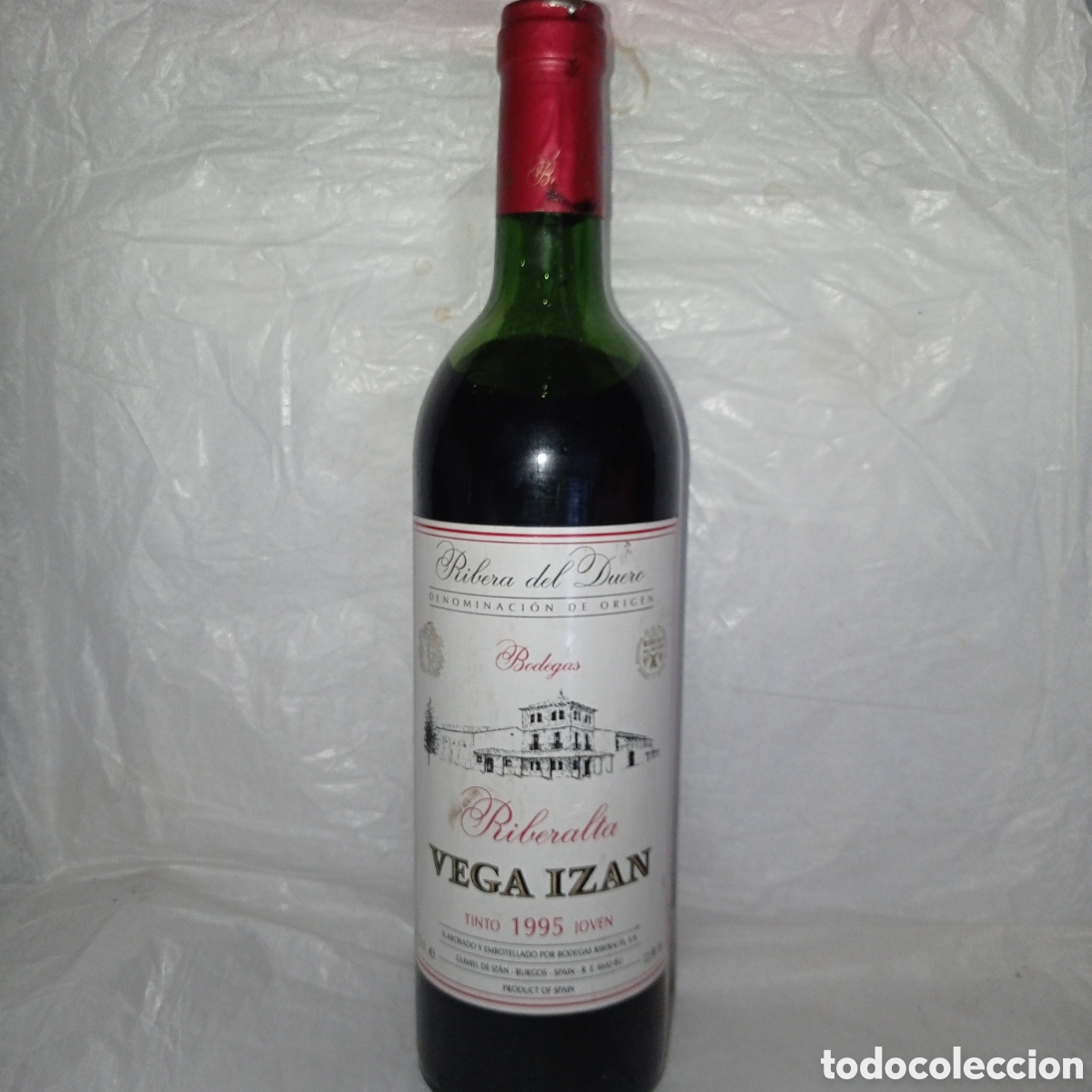Collection of wines and liquors: VINO DE COLECCION BOTELLA DE VEGA IZAN DE 1995