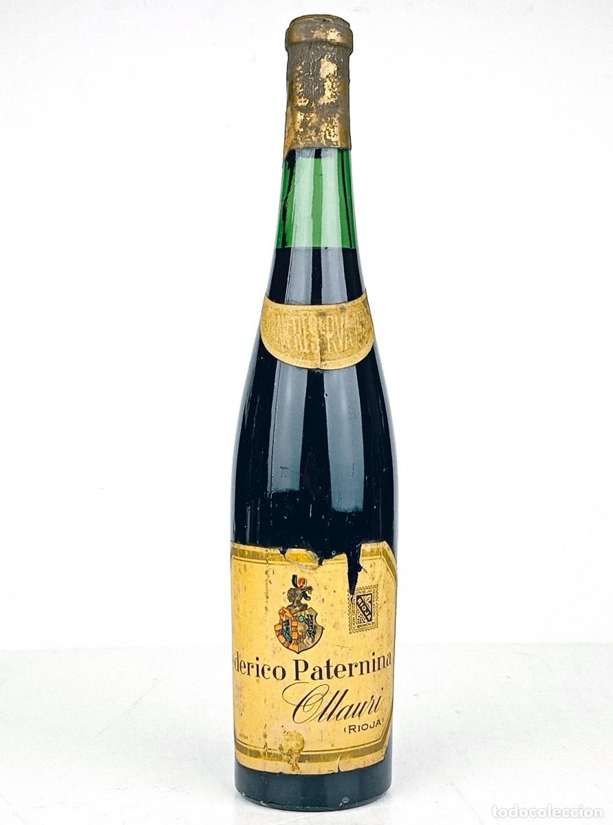 Collection of wines and liquors: 1 BOTELLA DE VINO BLANCO RIOJA FEDERICO PATERNINA RESERVA 1930