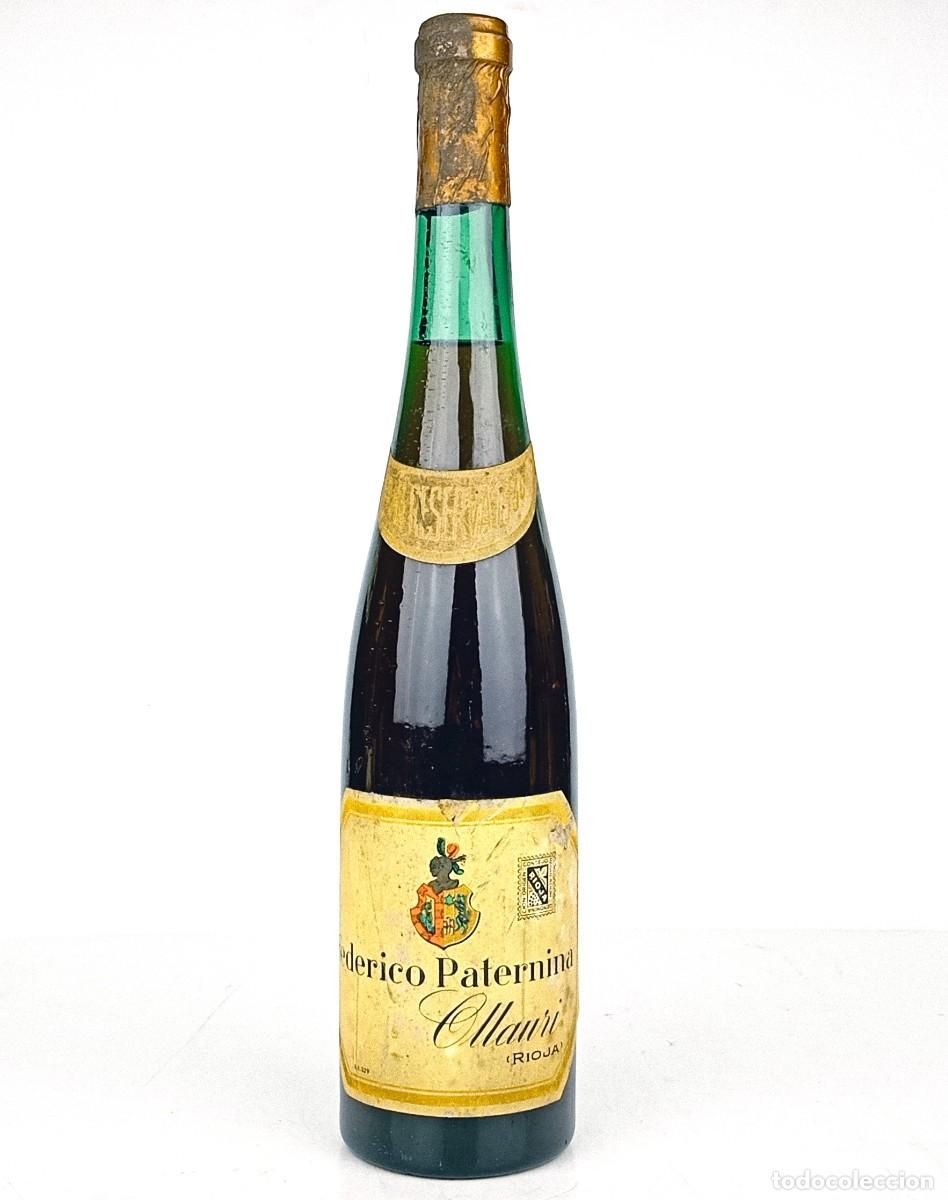 Collection of wines and liquors: 1 BOTELLA DE VINO BLANCO RIOJA FEDERICO PATERNINA RESERVA 1930.