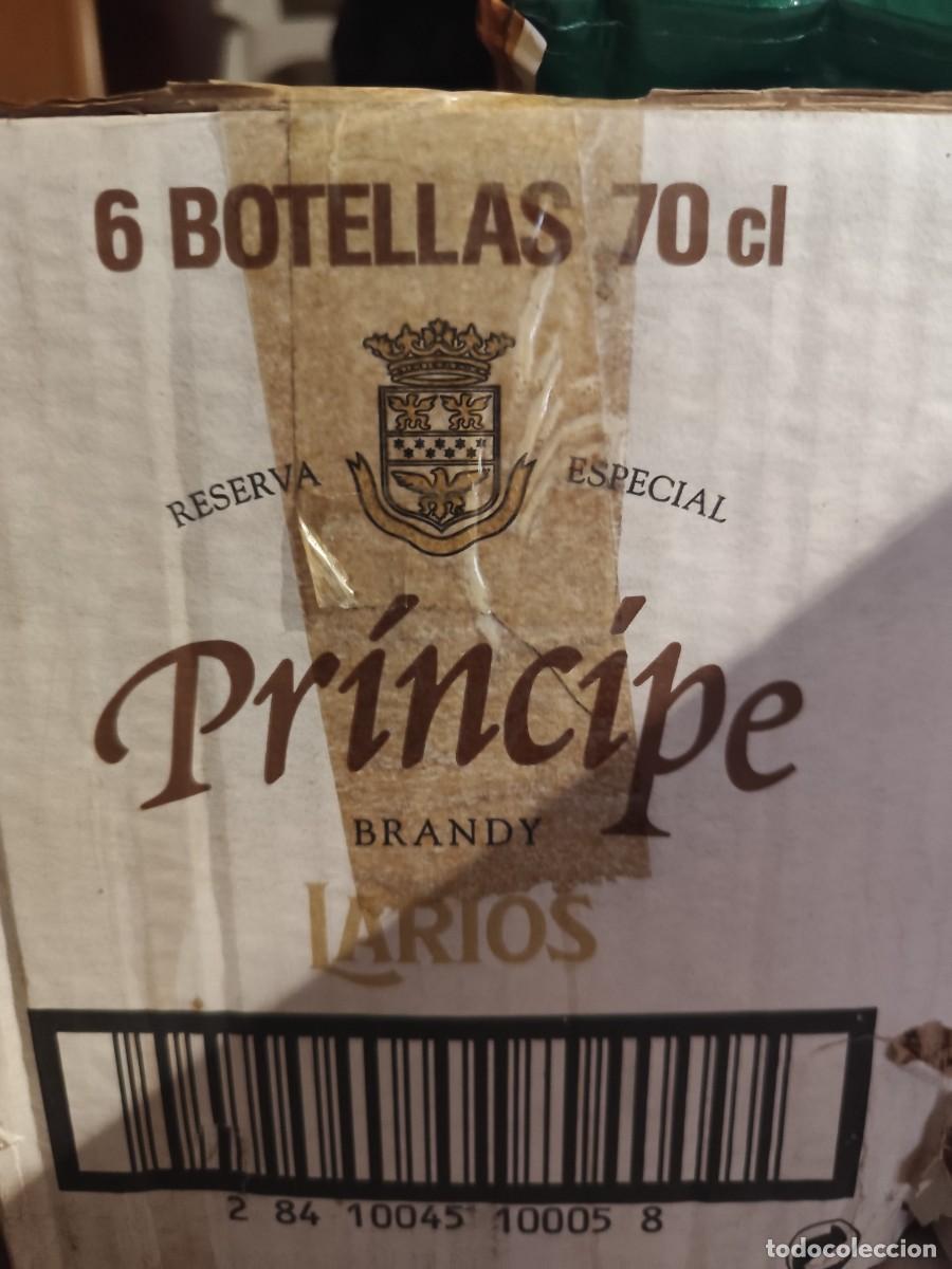 Coleccionismo de vinos y licores: BOTELLAS IMPORTACI&Oacute;N: Brandy PR&Iacute;NCIPE LARIOS - 89 Botellas - Embalaje F&aacute;brica Complet