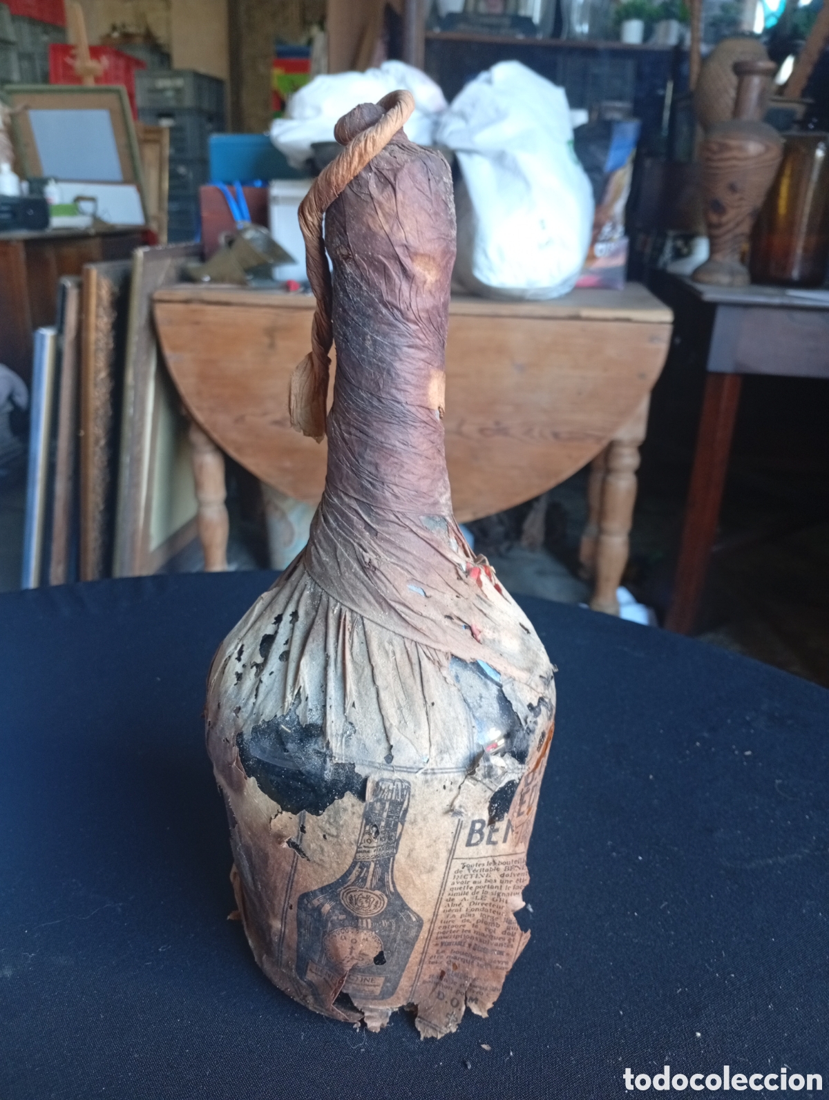 Collection of wines and liquors: Antigua botella de Benedeti d.o.m
