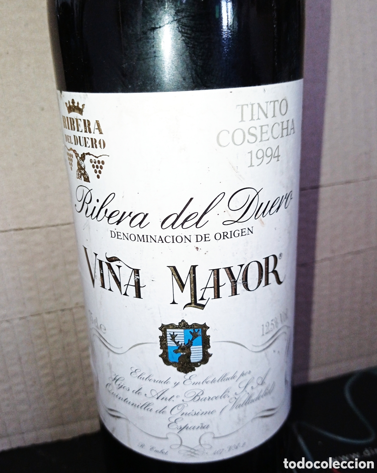 Collection of wines and liquors: VINO DE COLECCION RIBERA DEL DUERO, VI&Ntilde;A MAYOR