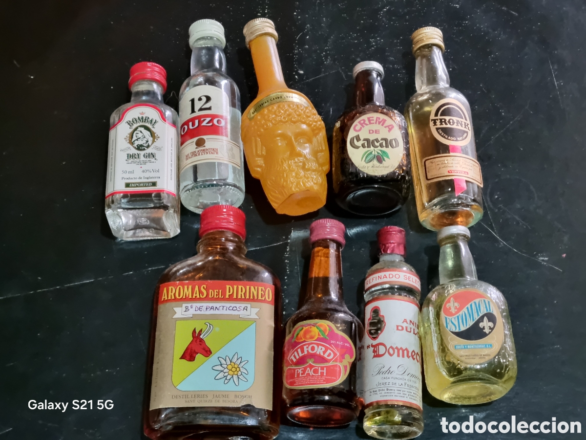Coleccionismo de vinos y licores: LOTE DE BOTELLITAS ANTIGUAS