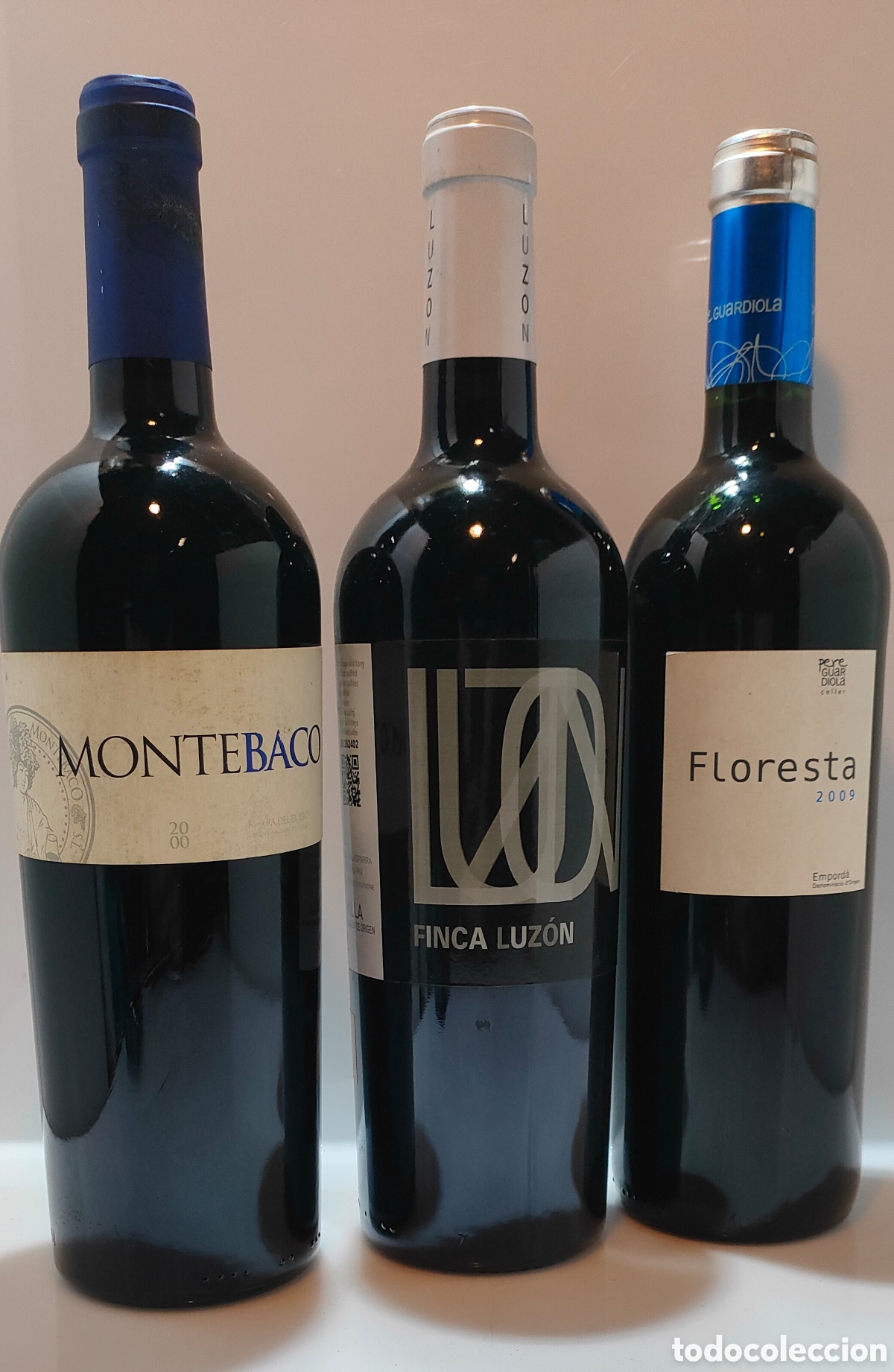 Coleccionismo de vinos y licores: 3 Botellas Ribera del Duero 2000, Jumilla 2013 , Empord&agrave; 2009