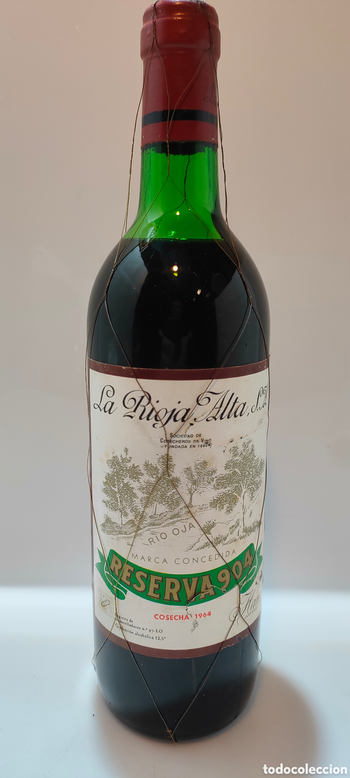 Coleccionismo de vinos y licores: 1964 La Rioja Alta 904 Gran Reserva ( Para Colecci&oacute;n)