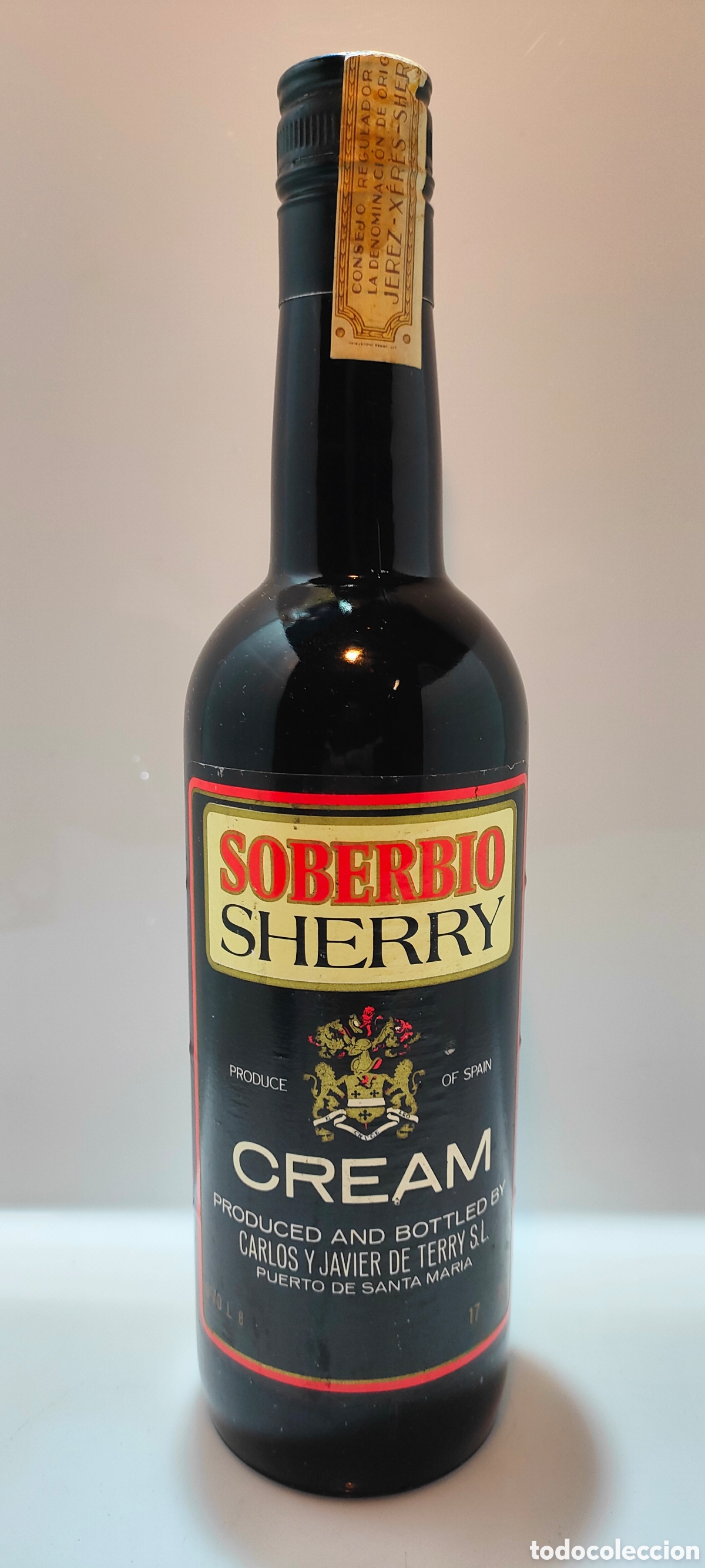 Coleccionismo de vinos y licores: Soberbio Sherry Cream de Carlos y Javier Terry