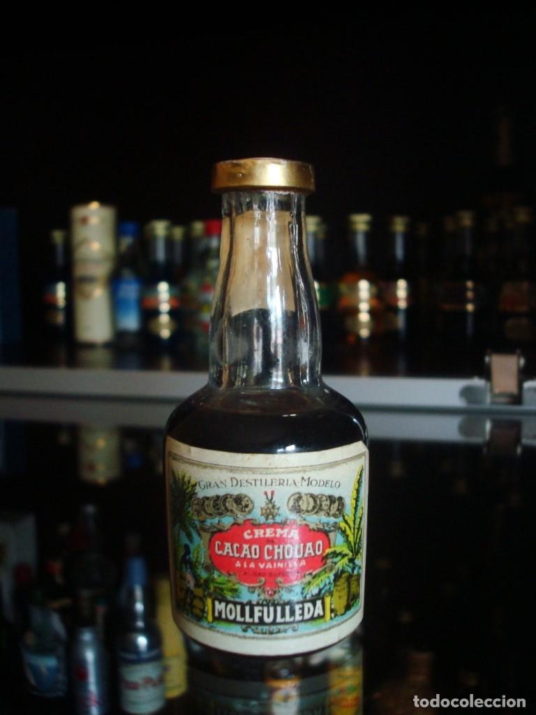 Coleccionismo de vinos y licores: Crema de cacao Chouao Mollfulleda (botell&iacute;n) Por abrir