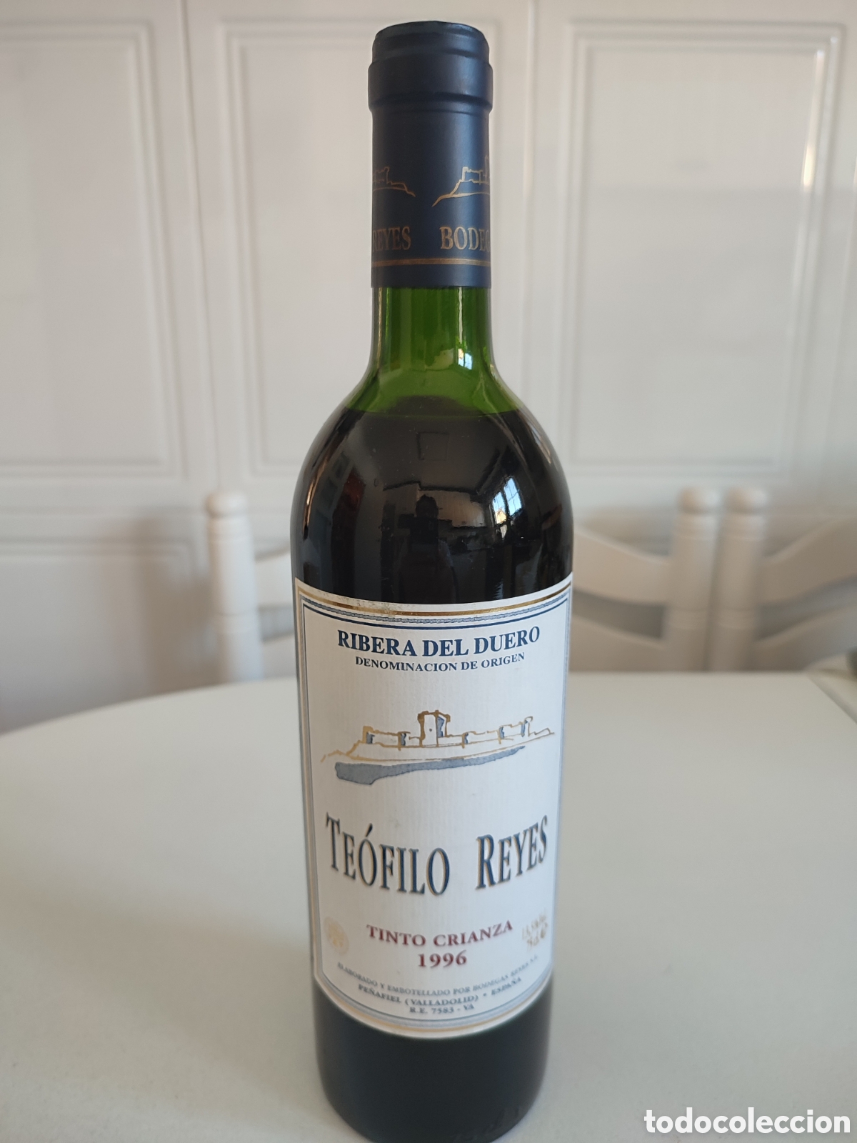 Coleccionismo de vinos y licores: Ribera del Duero Teofilo Reyes crianza 1996