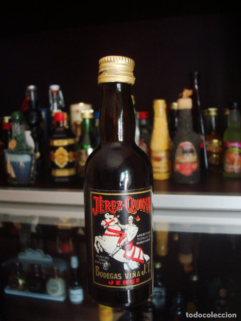 Coleccionismo de vinos y licores: Jerez Quina Bodegas Vi&ntilde;a J.T. (botell&iacute;n) Por abrir