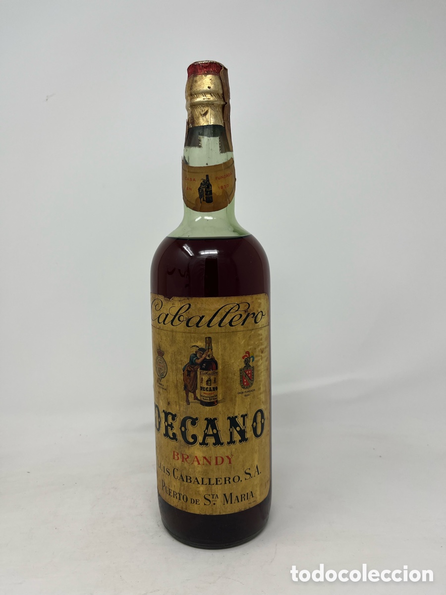 Coleccionismo de vinos y licores: Botella brandy Decano