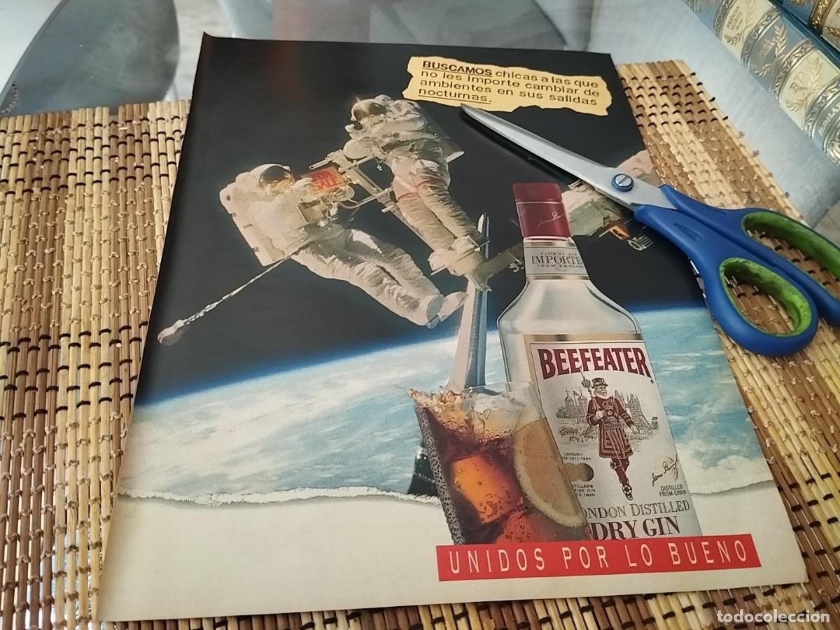 Coleccionismo de vinos y licores: GINEBRA BEEFEATER ANUNCIO PUBLICIDAD REVISTA A&Ntilde;O 1995