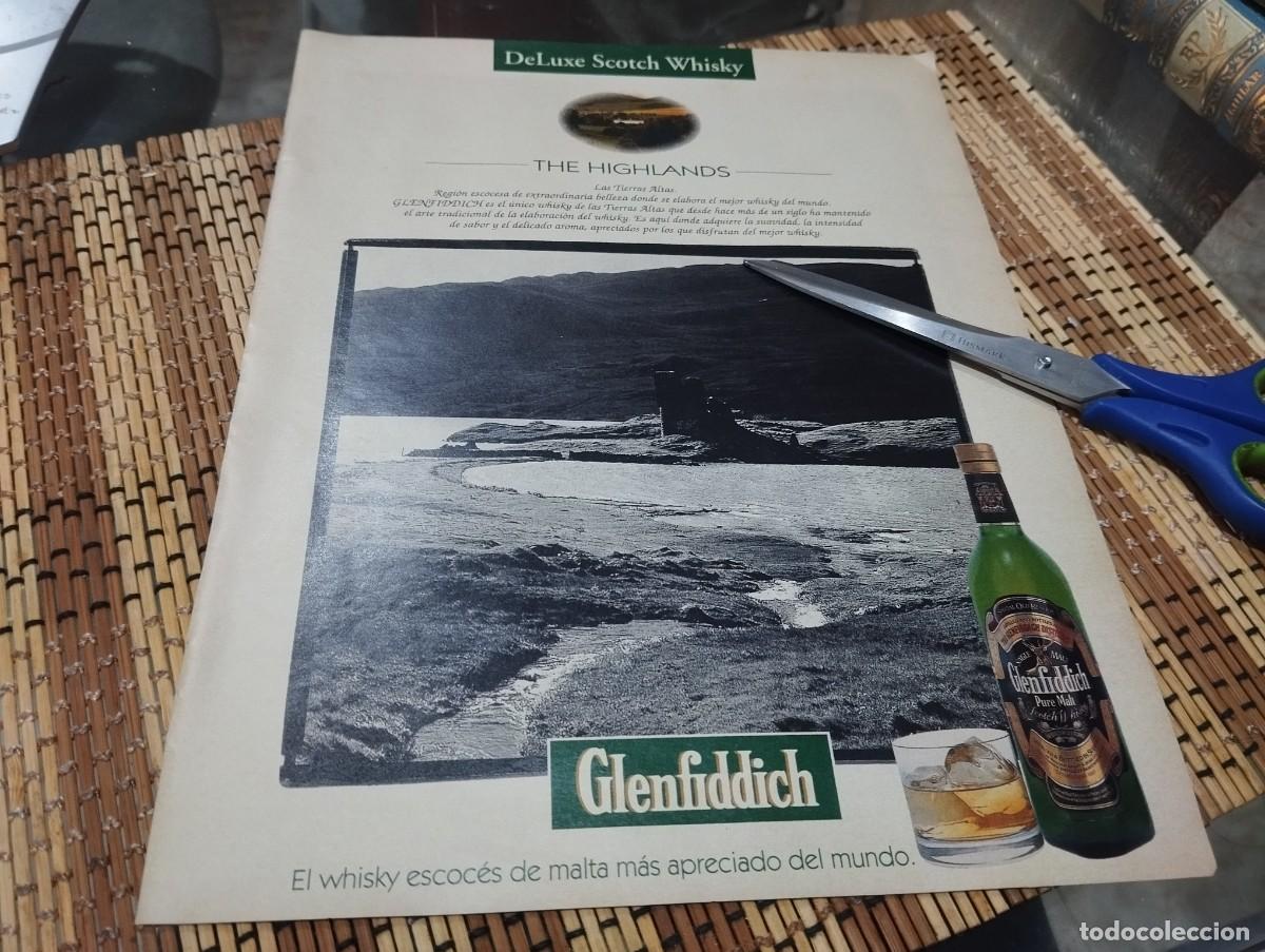 Coleccionismo de vinos y licores: WHISKY GLENFIDDICH ANUNCIO PUBLICIDAD REVISTA 1995