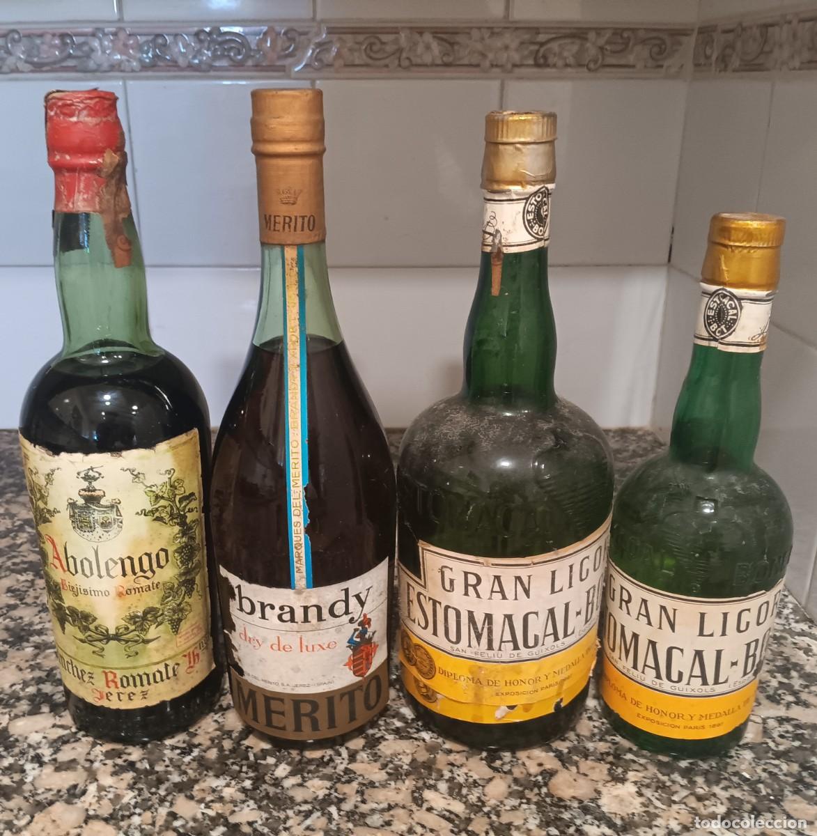 Coleccionismo de vinos y licores: Botellas cognac brandy