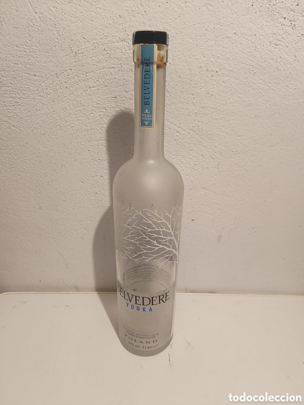 Coleccionismo de vinos y licores: Botella vac&iacute;a 3 litros BELVEDERE VODKA