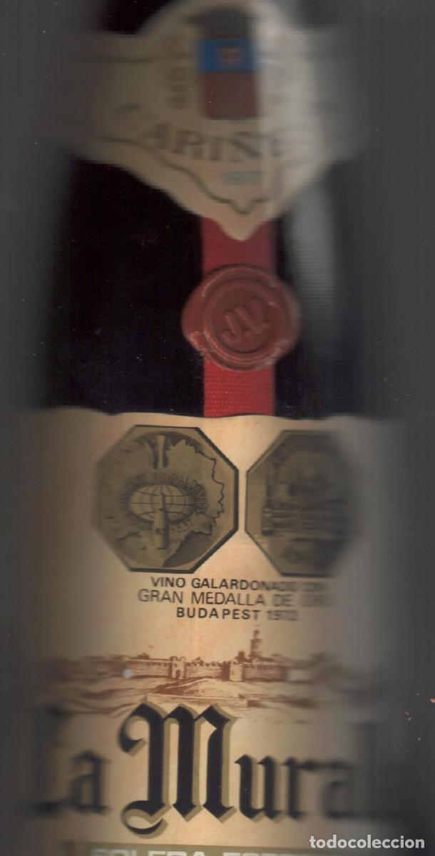 Coleccionismo de vinos y licores: (3) 1917.Cari&ntilde;ena.LA MURALLA.Reserva 1917.Solera especial.Vino galardonado en 1972 medalla de oro.