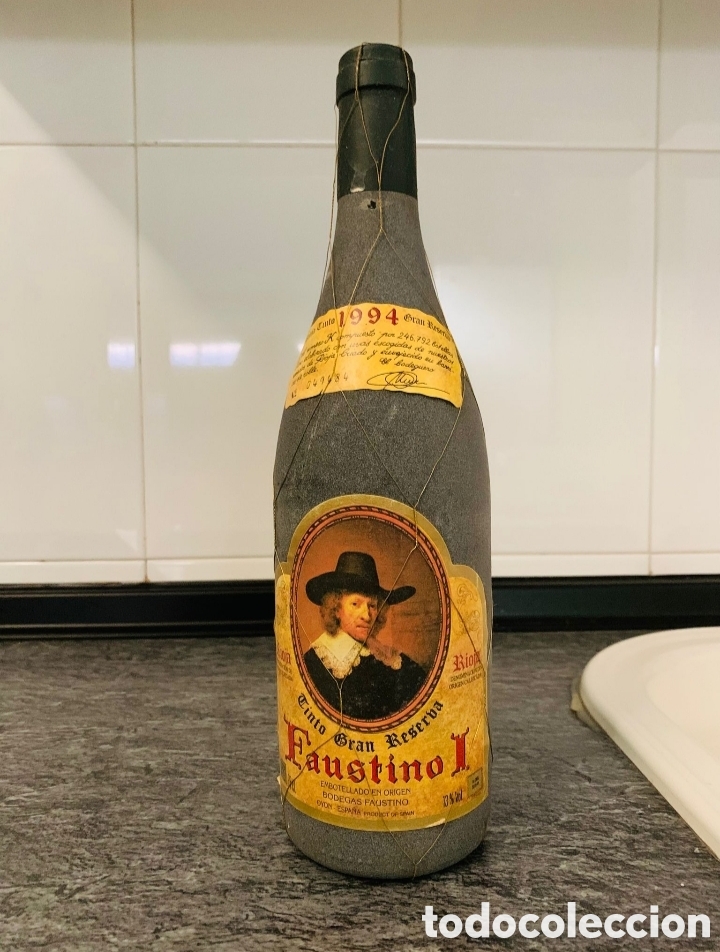 Coleccionismo de vinos y licores: Botella vino Faustino I
